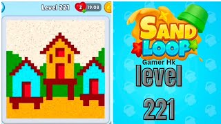 Sand loop level 221 Walkthrough Solution