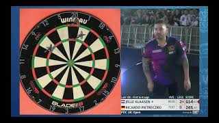 Jelle Klaasen vs Ricardo Pietreczko Highlights / UK Open Last 128 2023