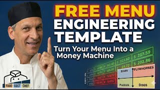 "Free Menu Engineering Excel Template: Maximize Your Restaurant's Profitability!"