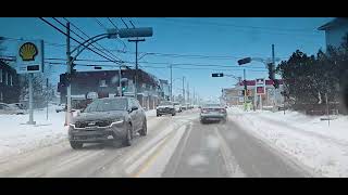 driving around in Magog on a winters day part1