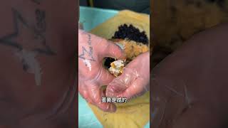 南京街頭排隊一小時才能吃到的麻團烏飯，超紮實一份硬核早餐 #路边摊美味 #streetfood#中國美食 #街邊小吃 #中國美食