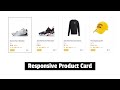 Create This Responsive Product Cards