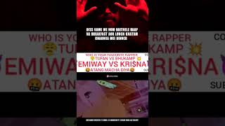 👿EMIWAY VS KRI$NA😈#rapbattle #rap #shorts #diss #vs #emiwaybantai #krishna @KRI$NA 🤟 @emiwaybantai 🤟