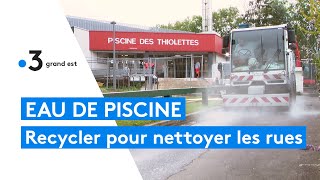 L'eau des piscines recyclée pour le nettoyage des rues de Reims