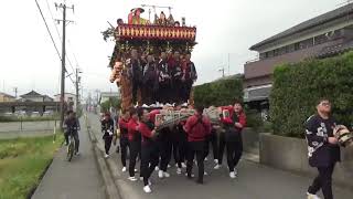 平成29年 袋井祭り 献瑞車金曜日朝②