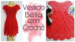 VESTIDO BELLA EM CROCHÊ #semprecirculo #croche