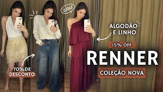 PROVADOR RENNER | CALÇA COM 70% DE DESCONTO | VESTIDO DE LINHO PARA FESTA + LOOK CARNAVAL!