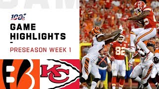 Bengals vs. Chiefs Preseason Week 1 Highlights | NFL 2019