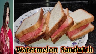 মাত্র ৫ মিনিটে তরমুজের স্যান্ডউইচ রেসিপি|Watermelon Sandwich Recipe|Easy \u0026 Tasty Breakfast Recipe