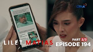 Lilet Matias, Attorney-At-Law: Atty. Aera’s hit-and-run case resurfaces! (Episode 194 - Part 2/3)