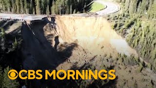 Part of Wyoming road collapses, causing major impact on local tourism