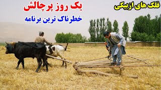 یکروز دهقانی، دشوارترین برنامه، گندم کشی با چکنه ، قصه های بدخشانی Badakhshan Afghanistan