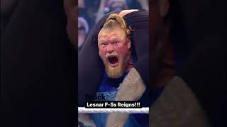 Brock Lesnar F5 on Roman Reigns - WWE Smackdown