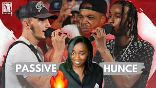 PASSIVE VS HUNCE PenGame Rap Battle | Reaction