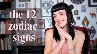 THE 12 ZODIAC SIGNS: learn astrology course 101 ep.3