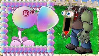 Hypno Peashooter Vs Hypno Shroom Attack Giga Zomboss vs Gargantuar - Plants vs Zombies Hack