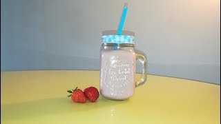 #Smoothie Strawberry Smoothie | Strawberry Milkshake with 4 ingredients | Smoothie 1