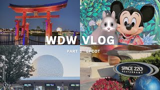 [旅行vlog] WDWを楽しむ10日間| エプコット🪐 | 宇宙で食事 | キャラダイ🍽️