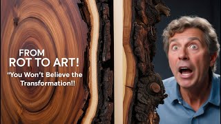 Transforming Rotten Wood into a Priceless Masterpiece | Amazing Handcrafted Gift by a 70-Year-Old