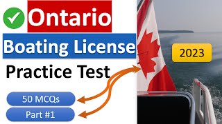 Ontario Boating License Practice Test 2023   Navigating Canadian Waters Safely! 🛥️🍁