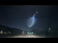 space x launch friday january 24 2025. filmed from highway 1 in cayucos ca