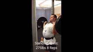 Should Press 275lbs for 8 Reps