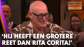 René schaterlachend: 'Hij heeft een grotere reet dan Rita Corita!' | VANDAAG INSIDE ORANJE