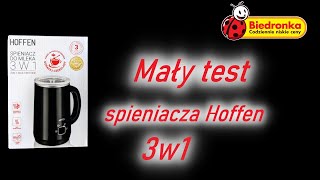 😎 TESTUJĘ  SPIENIACZ  DO  MLEKA  HOFFEN  3w1 -JAK SPISUJE SIĘ W PRAKTYCE ? 💪, ze sklepu BIEDRONKA😍