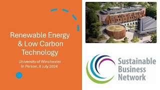 Sustainable Business Network - Renewable & Low Carbon Technology