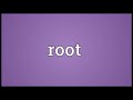 root meaning