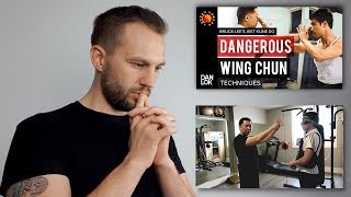 Dan Lok Wing Chun - 3 Most Dangerous Techniques REACTION