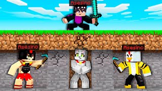 MINECRAFT: ACENIX vs 3 ASESINOS 😱🔪 MINECRAFT SPEEDRUN con LOS COMPAS