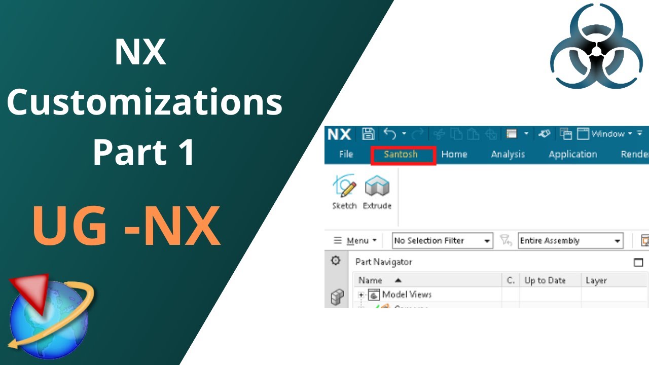 Siemens Unigraphics NX - Customizing All Shortcuts In NX Part 1 - YouTube