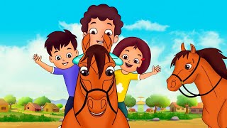 लकड़ी की काठी |  Lakdi Ki Kathi Kathi Pe Ghoda | Hindi Songs for Kids by Orange Kids