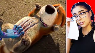 Reaction to the SADDEST Animations | TRY NOT TO CRY CHALLENGE 🥺😢