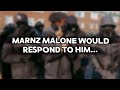 marnz malone responds to coolie18 ar 😳😳