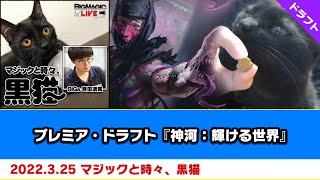 【MTG】プレミア・ドラフト『神河：輝ける世界』| BIGs 斉田逸寛「マジックと時々、黒猫」（2022年3月25日放送）