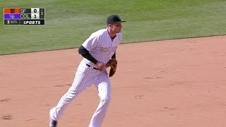 SF@COL: Tulo leaps to snag a sharp line drive