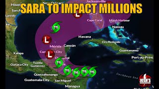 11/14/24: Sara Strengthening! Major Flood Threat for Central America with Florida Impacts Next Week