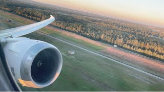 Ethiopian Airlines Boeing 787-9 Dreamliner Takeoff from Oslo Gardermoen Airport