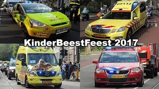 Hulpdiensten met spoed KinderBeestFeest 2017 Amsterdam