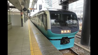 [鉄道車窓(前面展望)2019-06-05]特急スーパービュー踊り子3号 伊豆急下田行(新宿→伊豆急下田)