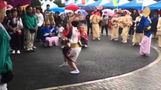 阿波踊り 兎乃月連 (2015日高市民まつり12)