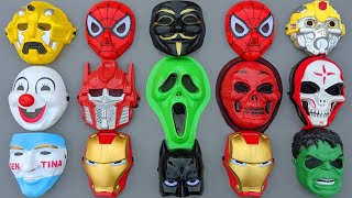 Superheroes Mask Review : Spider man, Captain America, Iron man, Hulk, Utraman, Halloween Ghost mask