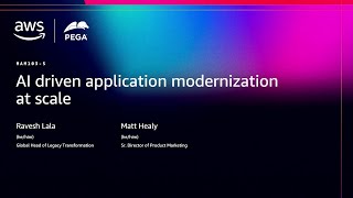 AWS re:Invent 2025 - AI driven application modernization at scale (MAM103)
