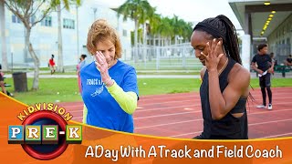 A Day With A Track and Field Coach | Virtual Field Trip | KidVision Pre-K