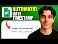 How To Automatically Insert Date And Timestamp In Google Sheets (Tutorial 2026)