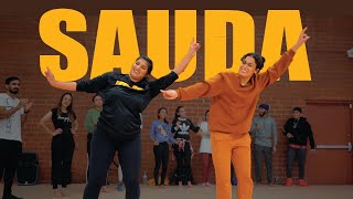SAUDA KHARA KHARA | BHANGRA DANCE | Shivani Bhagwan and Chaya Kumar | Diljit Dosanjh | Good Newwz