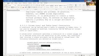 DatabaseChapter4Section4.1- 4.3