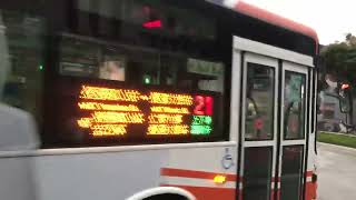 (1111125) 首都客運21公車路線816-FS駛離捷運圓山站出站(由老蕭親自拍攝)